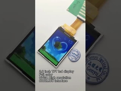 2.8 اینچ RGB رنگ TFT LCD 240x320 نقطه سفید عادی ST7789 30PIN MCU Interface