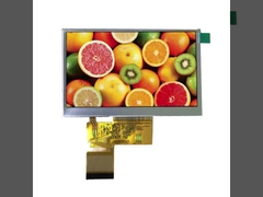 TN 4.3 اینچ پانل های LCD TFT 6 ساعت 480x272 نقطه ST7282 40PIN رابط RGB