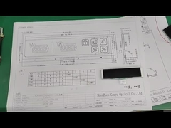 4.5V 9PIN VA صفحه نمایش LCD سفید گرافیک سیاه پانل نوار بلند