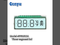 صفحه نمایش LCD سفارشی TN 2 رنگ LED Backlight برای اسلحه درجه حرارت