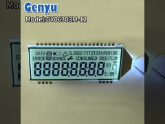 روشنایی سفید صفحه نمایش LCD سفارشی HTN قطعات 28PIN Energy Meter LCD