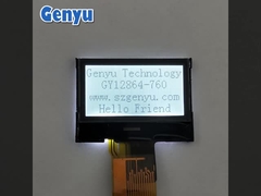 0.96 اینچ 128x64 تک رنگ FSTN صفحه نمایش LCD 15pin White Backlight SPI Interface