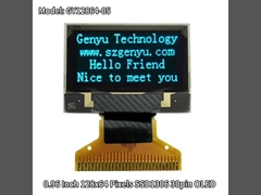 نوع ماتریس 0.96 اینچ صفحه نمایش OLED 128x64 پیکسل SSD1306 30pin Soldering FPC