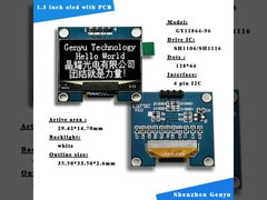 1.3 اینچ ماژول صفحه نمایش OLED I2C رنگ سفید 128x64 وضوح SH1106