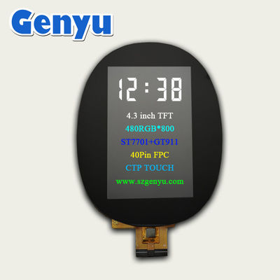 قیمت خوب 4صفحه لمسی 3 اینچی TFT صفحه لمسی LCD صفحه لمسی ظرفیت 480x800 نقطه 40 پین رابط RGB آنلاین