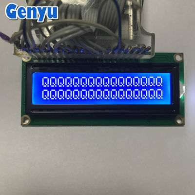 قیمت خوب 16x2 ماژول صفحه نمایش LCD شخصیت 1602 STN پس زمینه آبی روشنایی سفید آنلاین