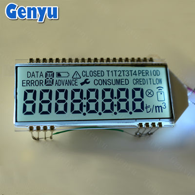 قیمت خوب روشنایی سفید صفحه نمایش LCD سفارشی HTN قطعات 28PIN Energy Meter LCD آنلاین