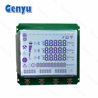 قیمت خوب ماژول LCD بخش سفارشی 7 صفحه نمایش LCD بخش 14 HT1623 برای جعبه متر آنلاین