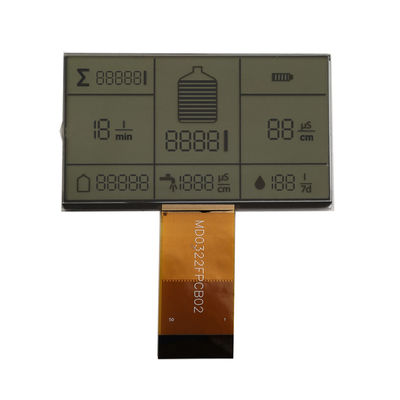قیمت خوب 3.0 ولت صفحه LCD سفارشی صفحه ی ابریشم سیاه قطعات TN FPC متصل آنلاین
