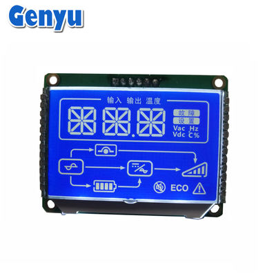 قیمت خوب STN منفی نمایشگر LCD هفت بخش 3.3 V نمایشگر LCD با کانکتور PIN آنلاین