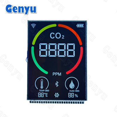 قیمت خوب 2.5 اینچ VA LCD Display 4 Digit 7 Segment Screen 24PIN برای کشنده دی اکسید کربن آنلاین