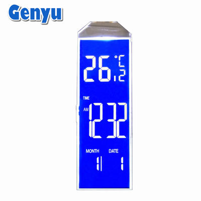 قیمت خوب صفحه نمایش LCD سفارشی قطعه HTN آبی زبرا سفید Backlight برای لامپ میز آنلاین