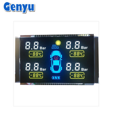 قیمت خوب ماژول صفحه نمایش LCD سیاه با بخش VA COB+PIN برای فشار تایر خودرو آنلاین