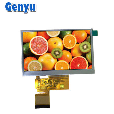 قیمت خوب TN 4.3 اینچ پانل های LCD TFT 6 ساعت 480x272 نقطه ST7282 40PIN رابط RGB آنلاین