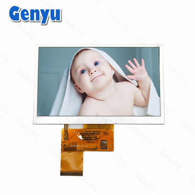 قیمت خوب صفحه نمایش LCD 5 اینچی TFT TN انتقال دهنده 800x480 رزولوشن 40PIN موازی RGB 24 بیت آنلاین