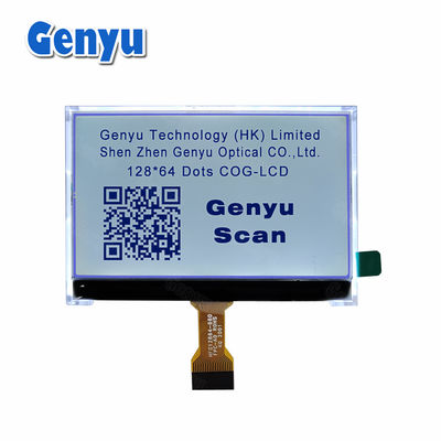 قیمت خوب 2.7 اینچ صفحه LCD 128x64 گرافیک صفحه نمایش LCD FSTN روشنایی سفید 20PIN FPC آنلاین