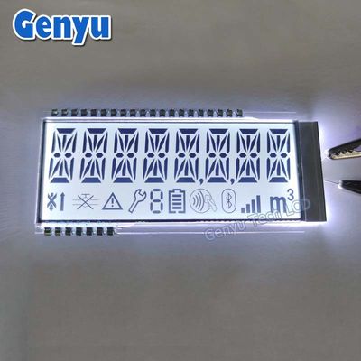 قیمت خوب TN رنگ سفید 14 بخش صفحه نمایش LCD رنگ سیاه انگشت های سفارشی اندازه های شخصی PIN Connect آنلاین