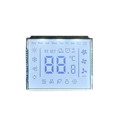قیمت خوب صفحه نمایش قطعه ای TN LCD سفارشی نور پس زمینه سفید 4.5V 24PIN آنلاین