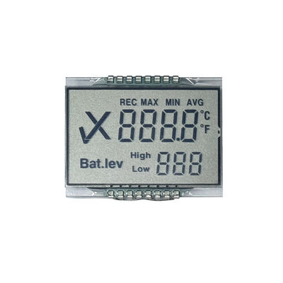 قیمت خوب صفحه نمایش LCD TN مثبت بازتابی تک رنگ سیاه انگشت های سفارشی آنلاین