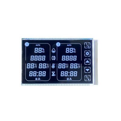 قیمت خوب اندازه سفارشی 3.3V VA صفحه LCD لمسی صفحه نمایش قطعه سفید 78PIN آنلاین