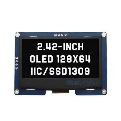 قیمت خوب 2.42 Inch OLED Display Module LCM 4 PIN IIC I2C SSD1309 Driver 128x64 Dots in Genyu White/Blue/Yellow/Green آنلاین