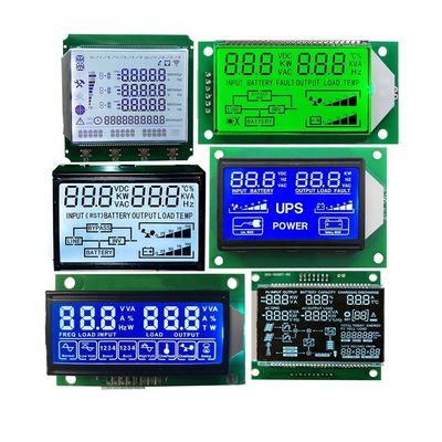 قیمت خوب Backlight Optional Colors 16 Segment TN LCD 14 Segment Large 7 Segment LCD Display Digit HTN STN Monochrome Display آنلاین