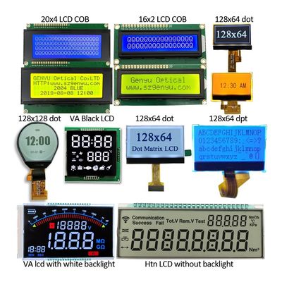 قیمت خوب Fstn Monochrome 128x64 dot Graphic Cog LCD 16x2 Lcm Vatn Lcd Digital Segment Screen Custom 7 Segment Lcd Display آنلاین