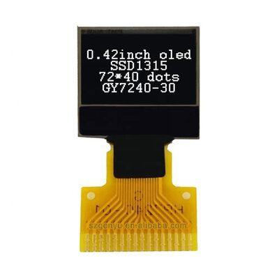 قیمت خوب صفحه نمایش میکرو OLED 0.42 اینچ 72x40 Dot Matrix با رابط I2C / SPI برای Arduino و دستگاه های هوشمند آنلاین
