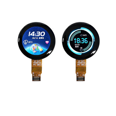 قیمت خوب نمایشگر LCD گرد TFT 0.71 اینچی 160x160 با درایور IC GC9D01 و نور پس‌زمینه LED RGB آنلاین
