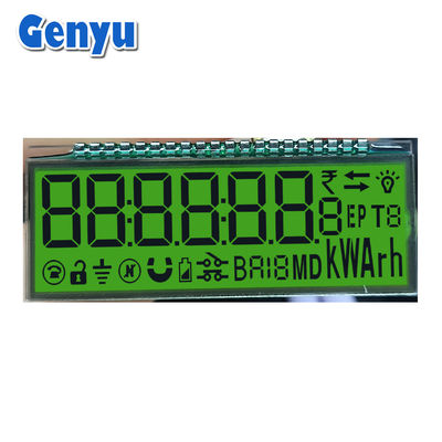 قیمت خوب صفحه نمایش LCD سفارشی فشرده STN بدون نور پس زمینه 20PIN صفحه نمایش 7 بخش برای متر آنلاین