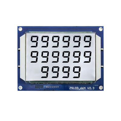 4.8 ولت صفحه نمایش ال سی دی الکترونیک 664 فول Dispenser TN Segment 130PIN White Backlight