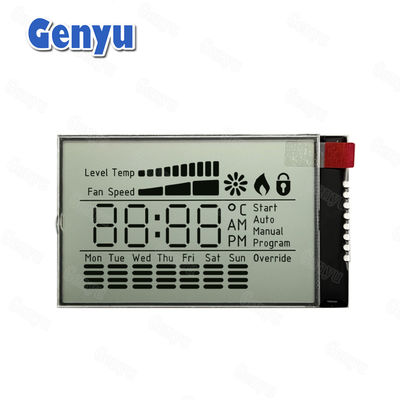 اندازه های سفارشی COG PIN قطعات TN صفحه نمایش LCD بازتابی بدون نور پس زمینه