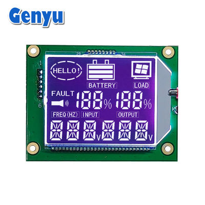 قیمت خوب صفحه نمایش LCD قطعی BTN رقم های سفید منفی HT1621 راننده PIN Connect آنلاین