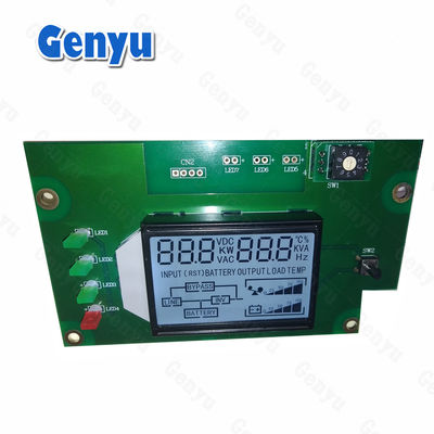 5.0V صفحه نمایش LCD قطعه ای TN صفحه نمایش LCD تک رنگ سفید LED Backlight PCB Board