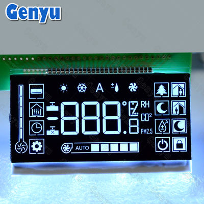 قیمت خوب صفحه نمایش 3 رقمی LCD نوع VA سفید روی سیاه PIN Connect برای سوئیچ خانه هوشمند آنلاین