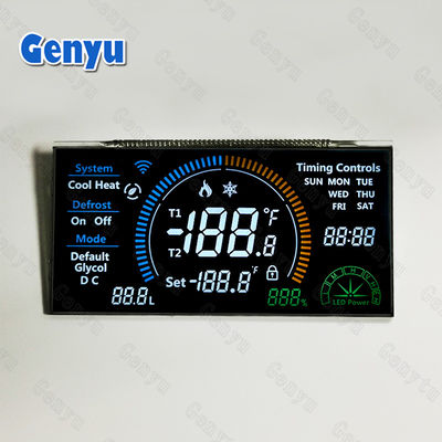 قیمت خوب 3.3V VA صفحه نمایش LCD صفحه نمایش قطعه LCD سیاه 46PIN روشنایی سفید آنلاین
