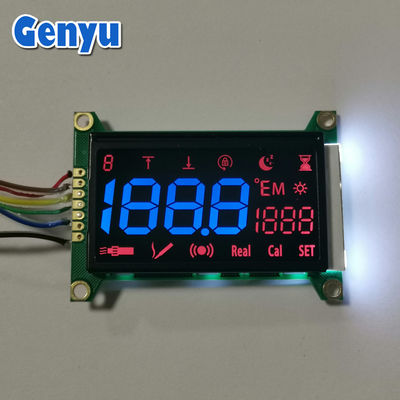 قیمت خوب قطعات آبی ماژول LCD VA سیاه صفحه نمایش LCD 5V روشنایی سفید با PCB آنلاین