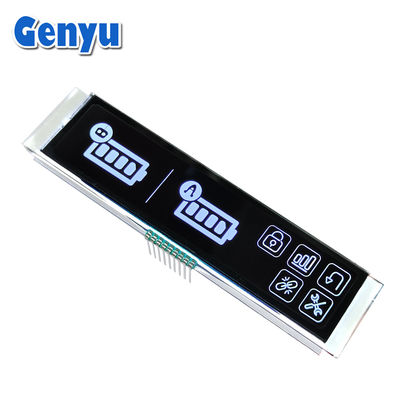 قیمت خوب 4.5V 9PIN VA صفحه نمایش LCD سفید گرافیک سیاه پانل نوار بلند آنلاین