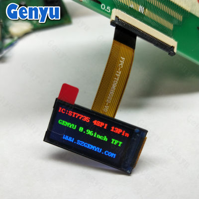 قیمت خوب صفحه نمایش تراکم دار 0.96 اینچ TFT LCD 80x160 پیکسل 14pin ZIF Connect SPI آنلاین
