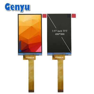 قیمت خوب 3.97 اینچ پانل LCD TFT IPS 480x800 وضوح WVGA MIPI 24pin FPC 0.5mm Pitch آنلاین