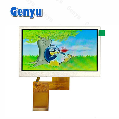 قیمت خوب 4صفحه نمایش LCD.3 اینچ TFT 480x272 رزولوشن RGB 40PIN FPC طبیعی سفید آنلاین