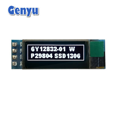 قیمت خوب ماژول صفحه نمایش OLED 0.91 اینچی سفید 128x32 نقطه SSD1306 4PIN رابط I2C آنلاین
