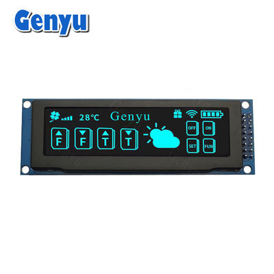 3.12 اینچ رنگ آبی 256x64 صفحه نمایش OLED SSD1322 صفحه نمایش OLED رابط SPI