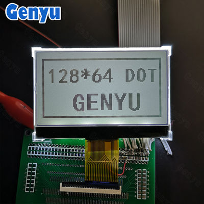 قیمت خوب 2.9 اینچ 128x64 گرافیک صفحه نمایش ال سی دی FSTN سیاه و سفید Transflective 18PIN SPI رابط آنلاین