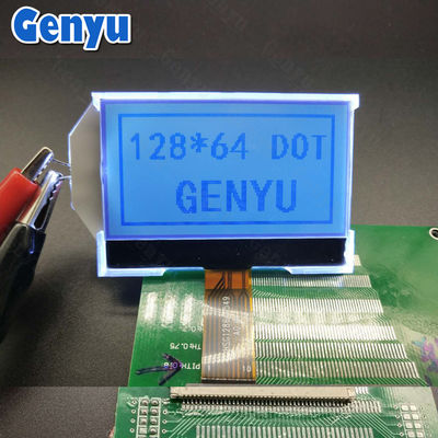قیمت خوب 2.15 اینچ 128x64 صفحه نمایش LCD STN مثبت COG + FPC 10PIN رابط SPI آنلاین