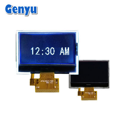قیمت خوب 1.7 اینچ 128 * 64 صفحه نمایش LCD FFSTN منفی 1.8V 21PIN رابط موازی آنلاین