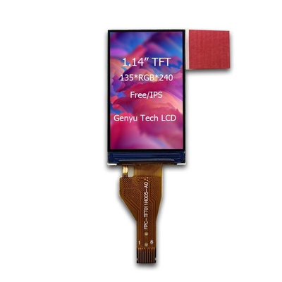 قیمت خوب 1.14 اینچ IPS TFT LCD Display 135x240 نقطه ST7789V2 رابط SPI آنلاین