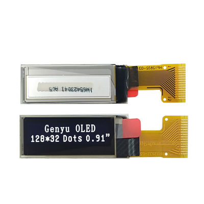 قیمت خوب 0.91 Inch 128x32 White Blue OLED Panel 15 Pin 0.91 OLED Display SSD1306 SPI I2C OLED Screen 128*32 Inch 128*32 OLED 128*32 آنلاین