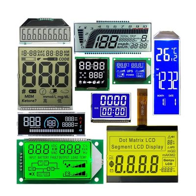 قیمت خوب نمایشگر کریستال مایع LCD 7 Segment TN/HTN/STN/VA/BTN با ماژول LCD سفارشی با درایور IC HT1621 و کانکتور PIN/FPC/ZEBRA آنلاین